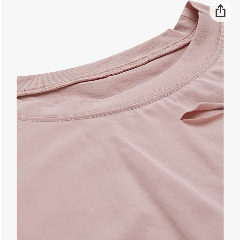 Distressed Crop Top - Picture 3 of 5